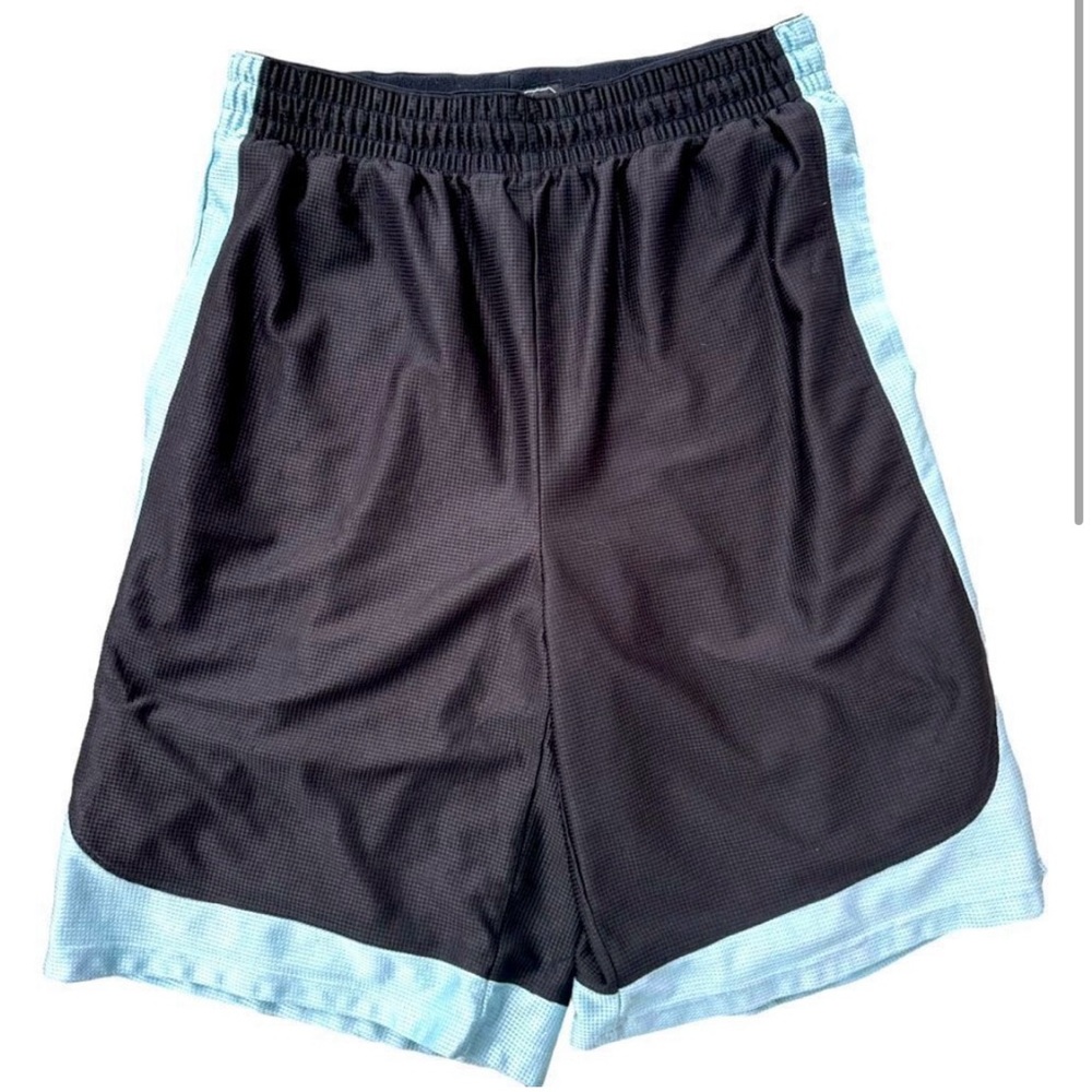 Csg Champs Black and Teal Athletic Mesh Shorts, Men’s size Medium